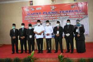 KPU OKU Timur Tetapkan Pasangan Enos - Yuda Bupati dan Wakil Bupati Terpilih, Aliansi Indonesia Ucapkan Selamat Dan Sukses