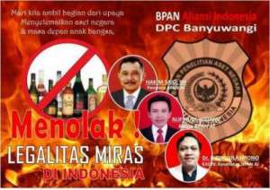 BPAN AI DPC Banyuwangi Sambut Baik Pencabutan PERPRES Investasi Minuman Keras Oleh Jokowi