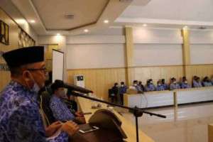 Wabup Disamping Fokus Tangani Covid, PEMKAB Tetap Prioritaskan Infrastruktur
