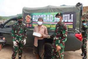 "KOSTRAD PEDULI", MOMENTUM IEDUL ADHA 1442 H, YONARMED 13/NANGGALA GIAT EMPATI UNTUK MASYARAKAT