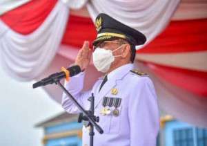 Pemkab Mesuji Gelar Upacara HUT RI Secara Terbatas.