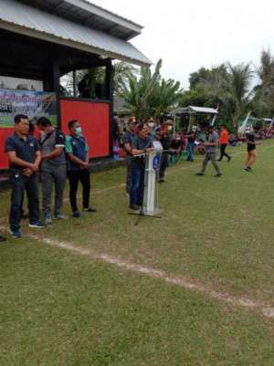 Pembukaan Liga Askab PSSI Bangka Rayon III Tahun 2021,Resmi dimulai oleh Bupati Bangka Mulkan