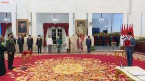 Presiden Jokowi Lantik Andika Perkasa Sebagai Panglima TNI