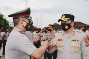 Di Awal Tahun 2022 Sebanyak 38 Anggota Polres Pangkalpinang Yang Melaksanakan Kenaikan Pangkat