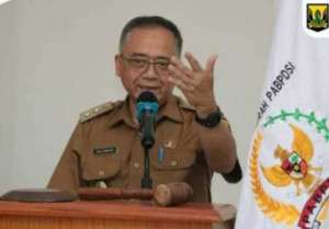 Wakil Bupati sukabumi H. Iyos somantri Menghadiri Pelantikan PAPBDSI