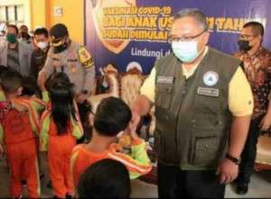 Bupati Kab. Sukabumi, Targetkan Vaksinasi Anak Selesai Dalam Dua Minggu