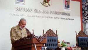 Dua Reperda Telah Disampaikan Sopian, Wakil Walikota Pangkalpinang Dalam Rapat Paripurna Ke-14