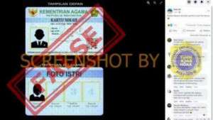 [Cek Fakta] Kartu Nikah Foto 4 Istri