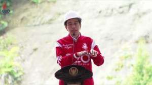 Presiden Jokowi Meresmikan PLTA Poso Energy