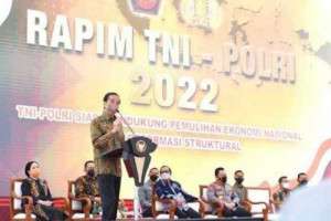 Presiden Hadiri Rapim TNI-Polri Tahun 2022
