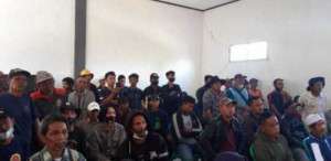 Masyarakat Penggarap Lahan Ex. HGU Kec. Jampang Tengah Sampaikan Kekecewaannya