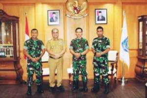 Danrem 045/Gaya Silaturahmi Kepada Gubernur Provinsi Kepulauan Bangka Belitung