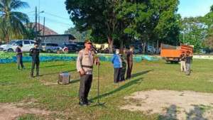 Tingkatkan Pengamanan Polres Bangka Barat Gelar Apel Siaga Jelang Peringatan Hari Raya Idul Fitri.