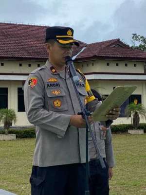 Wakapolres Bangka Barat Minta Personel Tingkatkan Disiplin 