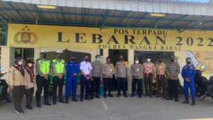 Tim Supervisi dan Was Ops Polda Babel Melakukan Pengecekan Ops Ketupat Menumbing 2022 Polres Barbar
