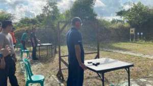 HUT Bhayangkara Ke 76,Polres Bangka Barat Gelar Lomba Menembak