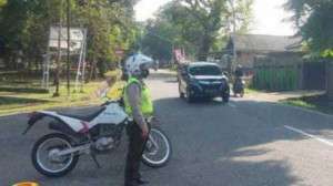 Sat Lantas Polres Bangka Barat Laksanakan Patroli Roda Dua