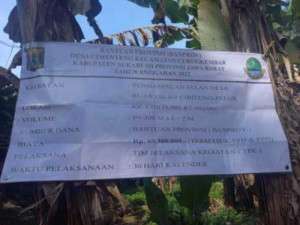 Pemdes Cimenteng Melakukan Pembangunan Pengaspalan Melalui Dana Banprov TA. 2022