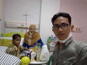 Berkat Kordinasi Ketua PWI Peduli Sumsel, Sekda Hingga Jenderal Bantu Anak Wartawan yang Sakit