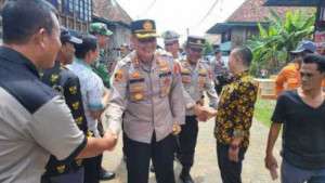 Perduli kemanusiaan Kapolres Muba sambangi korban kebakaran