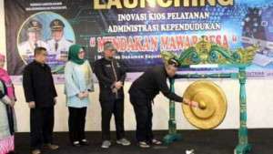 Launching MENDAKAN MAWAR DESA, Layanan Administrasi Kependudukan Cepat dan Murah