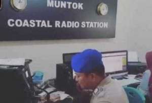 Himbauan Perairan Yang Dilakukan Polair Polres Bangka Barat Melalui Radio