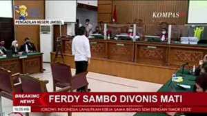 Ferdy Sambo Divonis Hukuman Mati