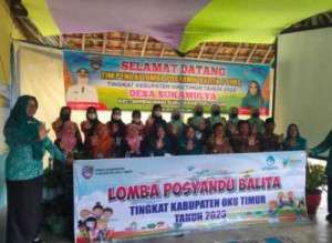 Posyandu Balita Beringin Desa Suka Mulya Ikuti Lomba Posyandu Balita Dan PHBS Tingkat Kabupaten