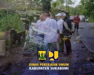 Dinas Pekerjaan Umum (DPU) Kab. Sukabumi Akan Segera Menangani Pergerakan Tanah Di Kecamatan Cikembar