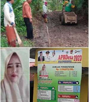 PJ Kades Akui Bahwa Pembanguan JUT Desa Mardiharjo Diborongkan.