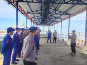 Sat Polairud Polres Bangka Barat Bersama Dit Polairud Polda Kep. Babel Berhasil Mengamankan 20 Ponton Ilegal