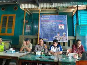 Satlantas Polres Bangka Barat Sosialisasi Lakukan Tilang Manual