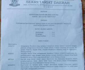 Patut Dipertanyakan  Camat Sindang Beliti Ilir Rangkap Jadi 3 Pj Kades.