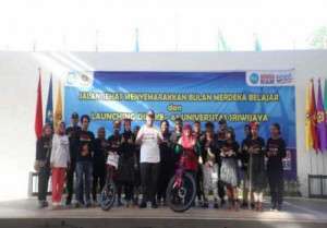 Unsri Semarakkan Bulan Merdeka Belajar dengan Menggelar Jalan Sehat Sekaligus Melaunching Dies Ke 63.