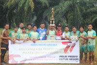 Memperingati HUT Bhayangkara ke-77, Kecamatan Cigudeg dan Sukajaya Ikuti Turnamen Sepakbola Persahabatan