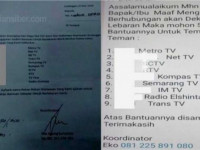 Memalukan..!! Ada Daftar List Oknum Wartawan Juga Media Minta THR Viral di Grobogan, Berikut Daftarnya
