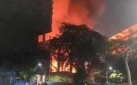 Kebakaran ruang pameran Museum Nasional berhasil dipadamkan