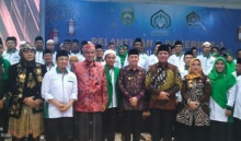 Sultan Palembang hadiri pelantikan pengurus Rumah Tahsin tahfidz Indonesia bersama Ust. Yusuf Mansyur dan Mayjen Dr. Ir. Pujo Widodo.