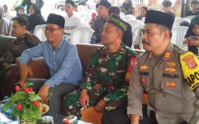 Kapolsek Nanggung Bersama PT Antam Tbk UBPE Pongkor Beri Santunan Dan Ajak Puluhan Anak Yatim Piyatu Doakan Wilayah Kondusif
