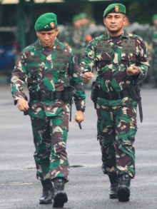 Dandim 0418/Plg Kolonel Czi Arief Hidayat.M.Han Menjadi Komandan Upacara Apel Kesiapan Kodam II /Swj  Dalam Rangka  Pengamanan Pemilu TA. 2024