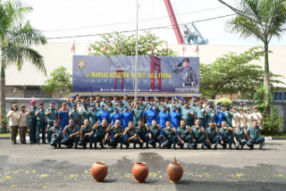 16 Prajurit Pangkalan TNI AL Palembang Resmi Naik Pangkat 