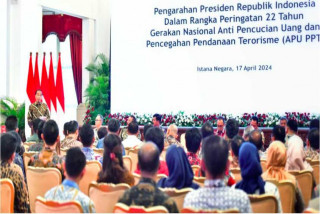  Presiden Jokowi Tegaskan Penanganan TPPU Harus Komprehensif