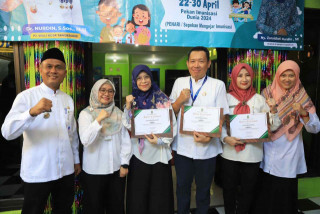  Dinkes Kota Tangerang berikan penghargaan kepada Puskesmas di Kota Tangerang atas capaian kinerja dan program  2023-2024
