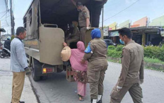 Satpol PP Kabupaten Tangerang Jaring Belasan PMKS