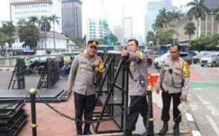 Demo buruh hari ini, perhatikan penutupan jalan di Jakarta