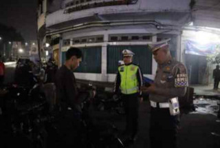 Belasan Unit Sepeda Motor di Sukabumi Terjaring KRYD Polisi