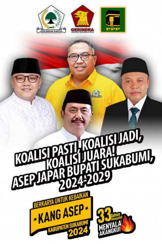 Bergerak, Berkarya dan Bersatu Untuk Membangun Kabupaten Sukabumi Bersama Kang Asep Japar