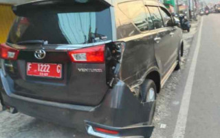 Lima Kendaraan Kecelakaan Beruntun di Ciampea Bogor