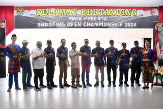 Dandim 0418/Palembang Hadiri Pembukaan Lomba Tembak Danrem 044/Gapo Shooting Open Championship 2024