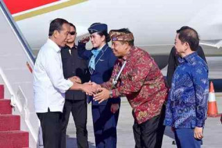 Tiba di Bali, Jokowi awali rangkaian KTT WWF dengan jamuan makan malam